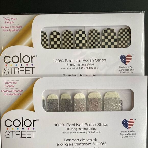 Color Street Bundle Less Bitter More Glitter Check Yourself Home Sleet Dripping - Picture 4 of 5